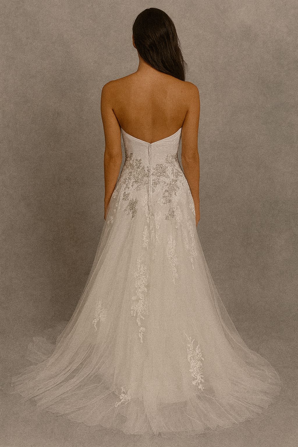 Floral Lace Wedding Dress