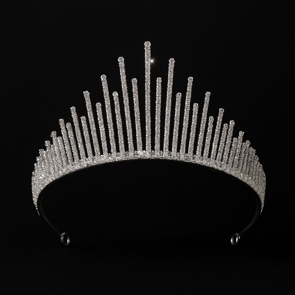 Silver Sparkle Tiara