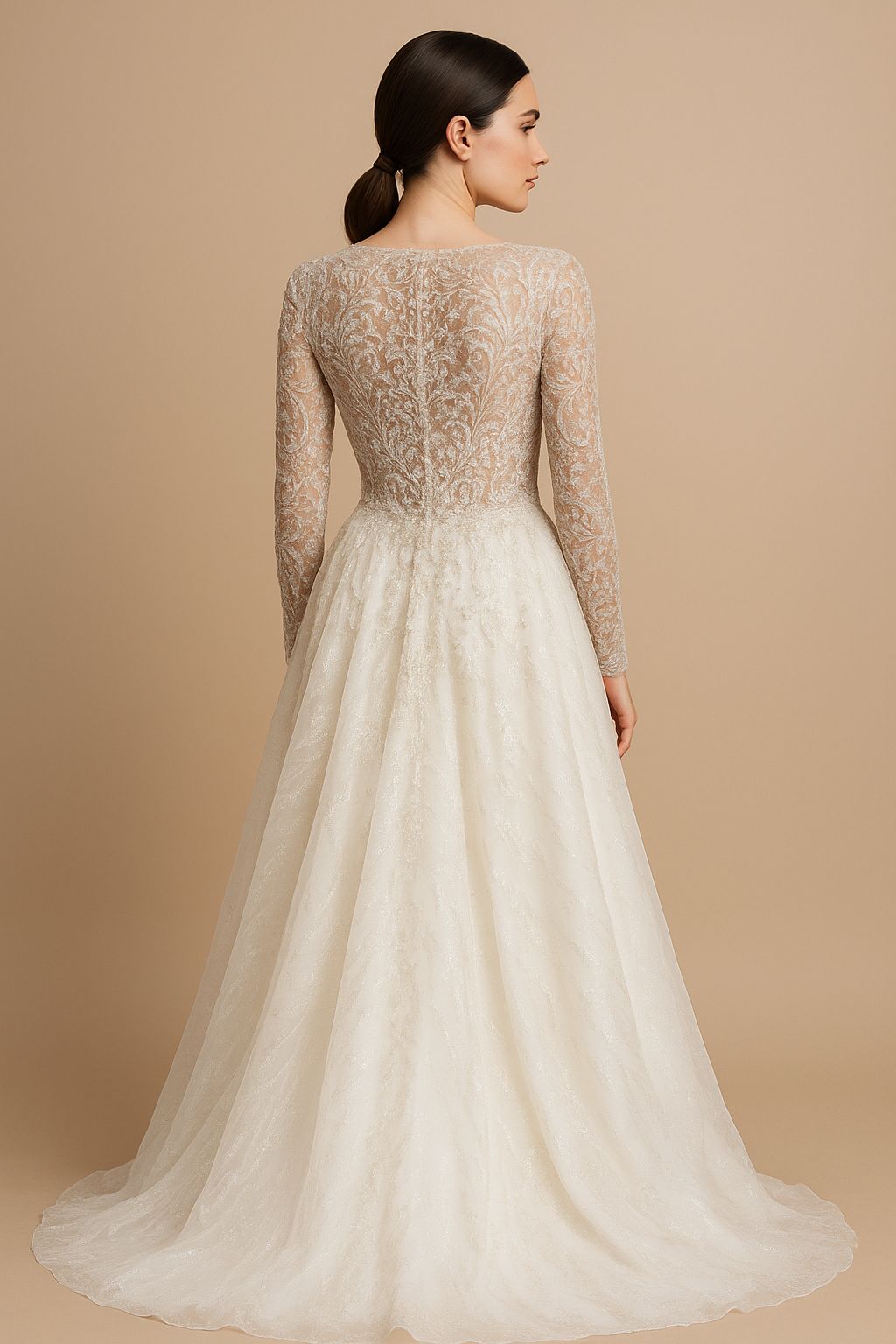 Fully Beaded Wedding Dress