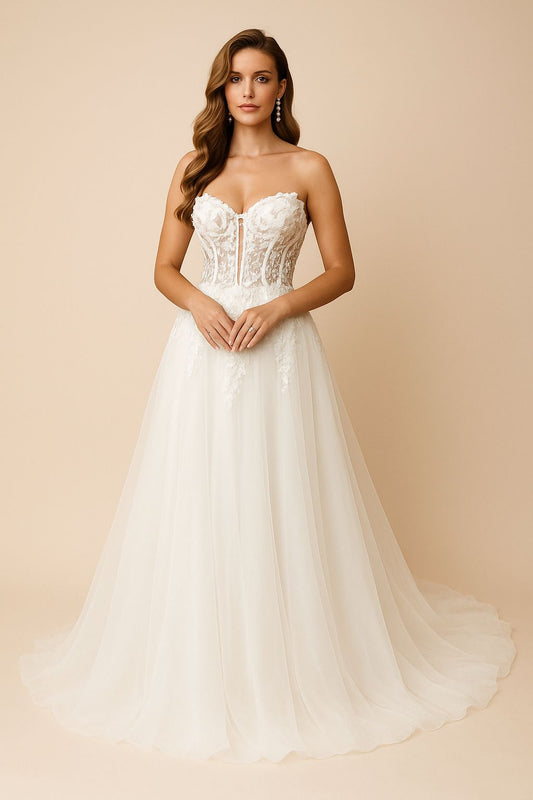 Flower Lace Wedding Dress