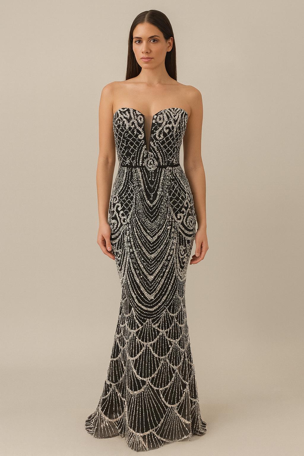 Black & Stoned Dress