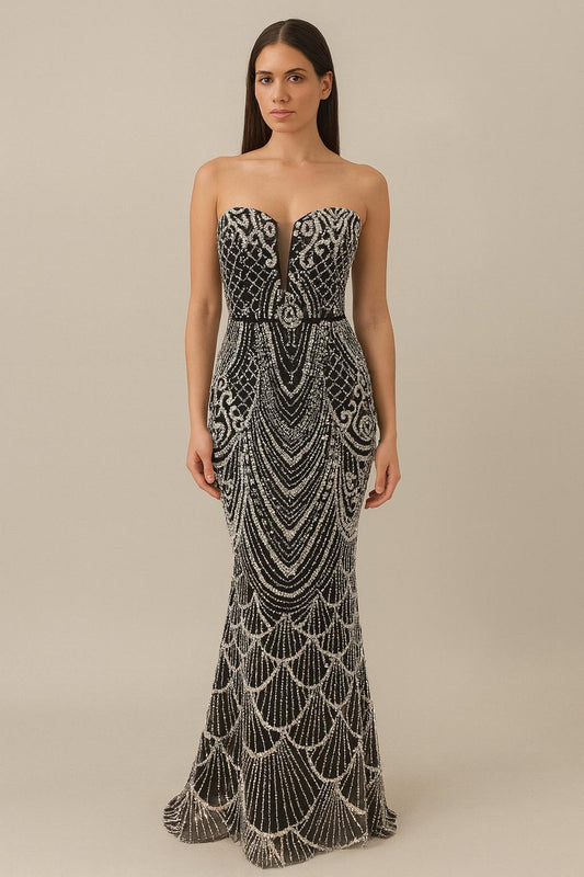 Black & Stoned Dress