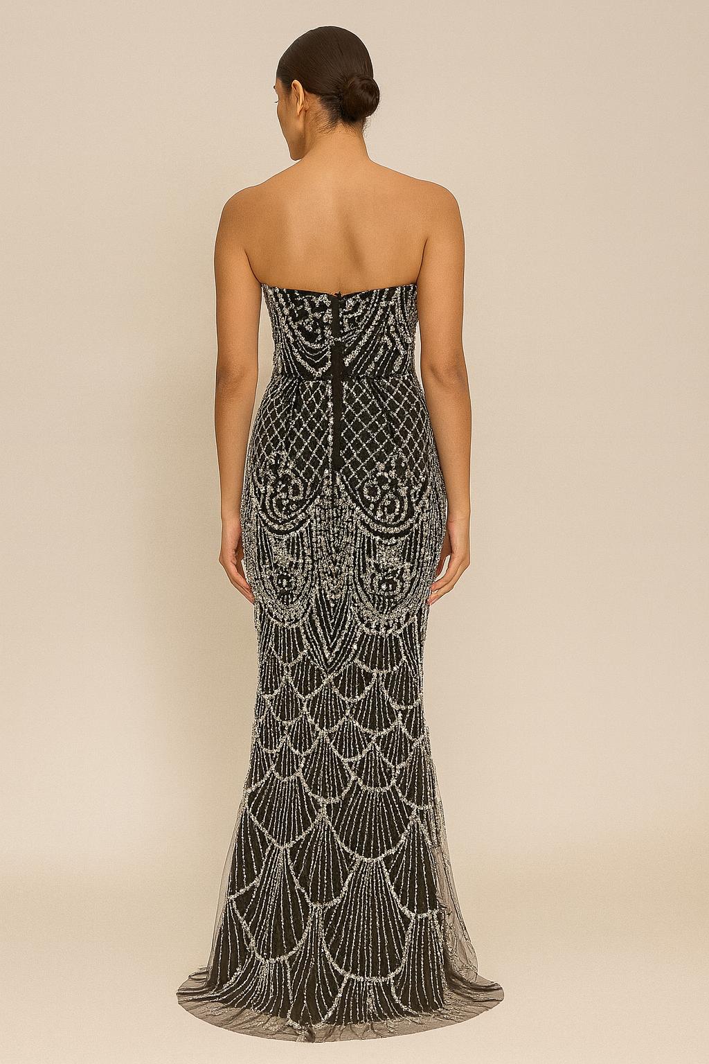 Black & Stoned Dress