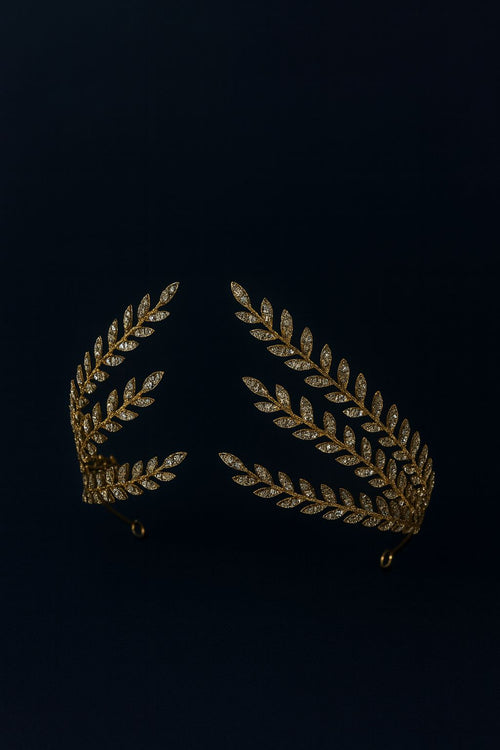 Golden Leaves Tiara