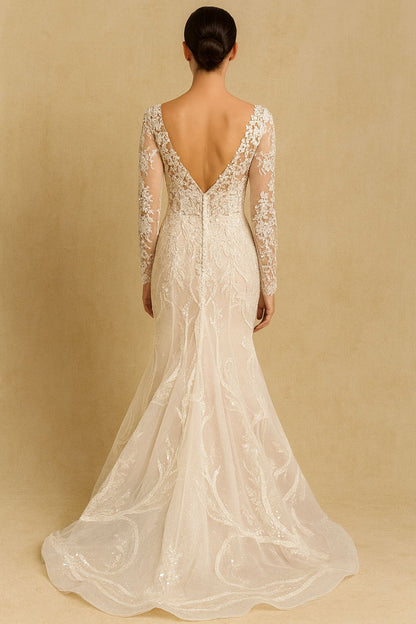 Elegance Modern Wedding Dress